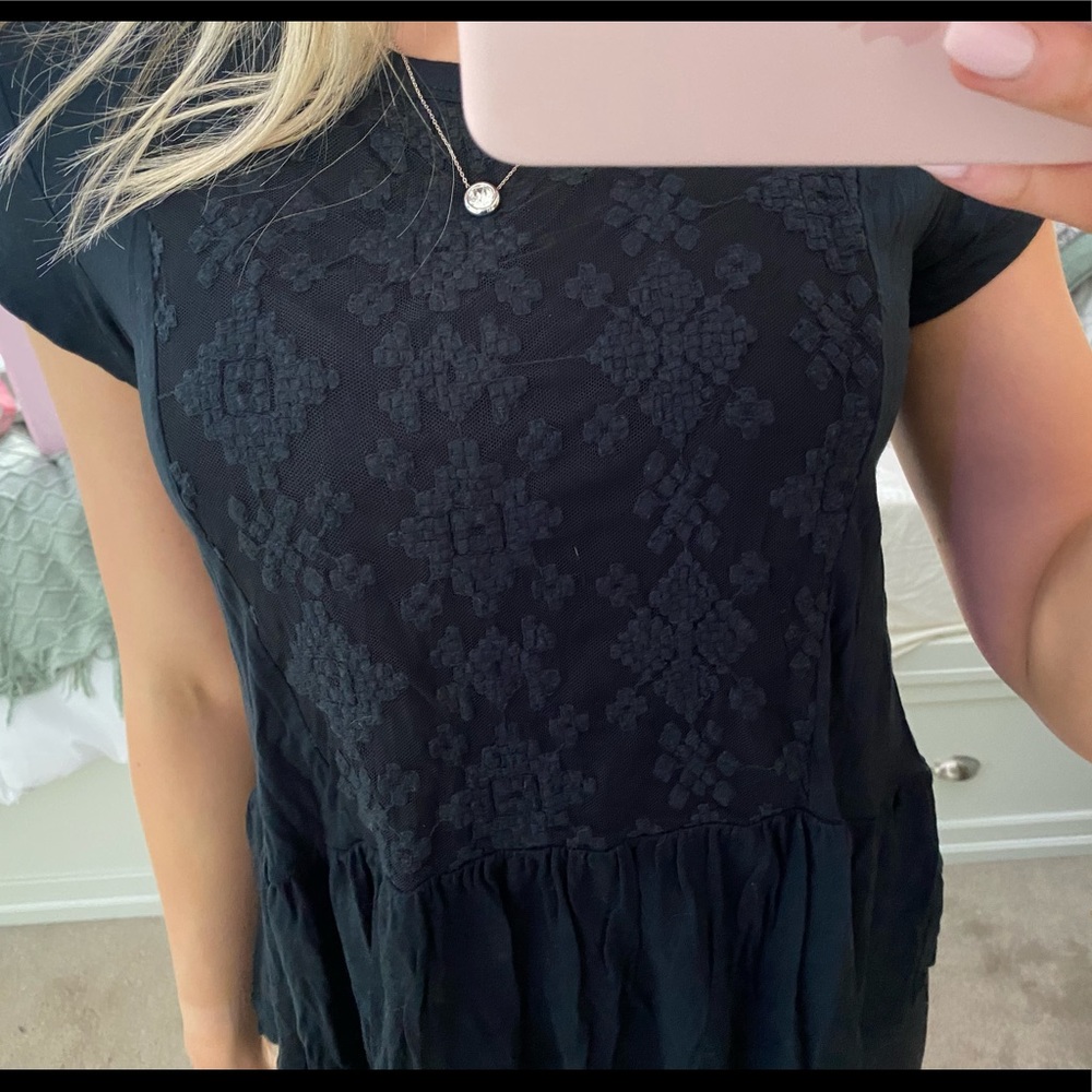 Soft and Sexy Black Swing Shirt (American Eagle)